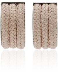 Alaïa - Cotton Cord Wide Hoop Earrings - Lyst