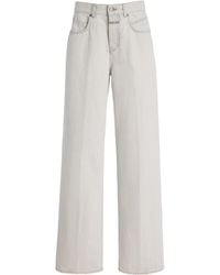 Closed - Nikka Rigid Mid-Rise Wide-Leg Jeans - Lyst