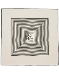 TOTEME - Monogram Silk Scarf - Lyst