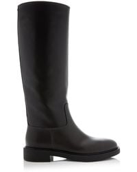 Gianvito Rossi - Leather Knee Boots - Lyst