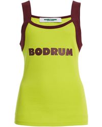 Made Some - Exclusive La Isla Bodrum Cotton Tank Top - Lyst