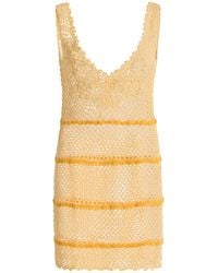 Akoia Swim Exclusive Baia Cotton Mini Dress in Black | Lyst Akoia Swim Exclusive Baia Cotton Mini Dress in Black | Lyst