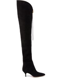 Magda Butrym 65mm Over-the-knee Portugal Suede Boots - Black