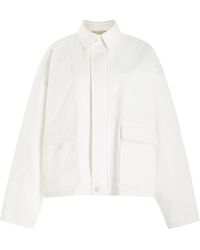 Nili Lotan - Lio Oversized Cotton Jacket - Lyst