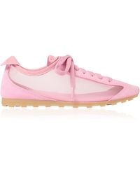 Jacquemus - Les Tennis Suede-Tulle Sneakers - Lyst