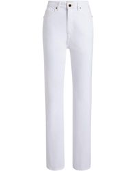 Khaite - Shalbi Rigid High-rise Cropped Tapered Jeans - Lyst