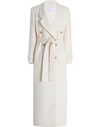 Carolina Herrera - Double-breasted Wool-blend Coat - Lyst