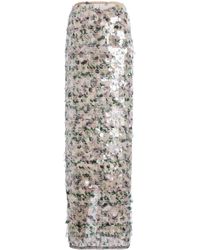 Paris Georgia Basics - Mermaid Sequined Maxi Skirt - Lyst
