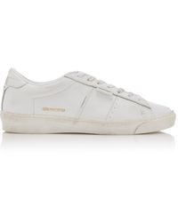 Golden Goose - Match Star Leather Sneakers - Lyst