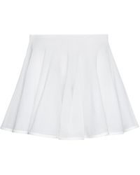 Alaïa - Cotton Skater Mini Skirt - Lyst