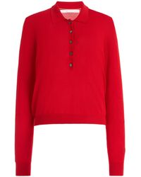 RÙADH - The Dea Wool Polo Shirt - Lyst