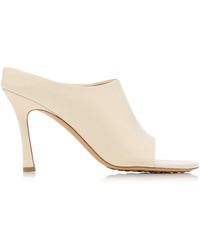 Bottega Veneta - Cushion Lux Leather Mule Sandals - Lyst