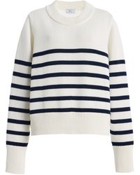 With Nothing Underneath - Exclusive Devon Striped Cotton Sweater - Lyst