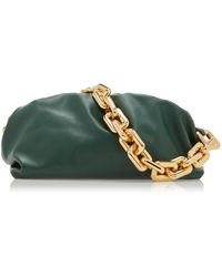 Bottega Veneta - The Chain Pouch Leather Clutch - Lyst
