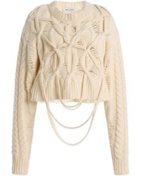 AISLING CAMPS - Briar Cable-Knit Wool-Cashmere Sweater - Lyst