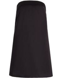 Posse - Exclusive Haley Crepe Strapless Mini Dress - Lyst