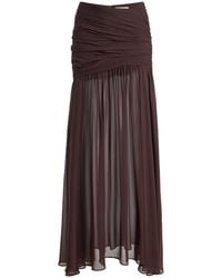 De La Vali - Amaya Chiffon Maxi Skirt - Lyst