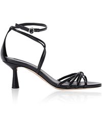 Aeyde - Luella Nappa Leather Heeled Sandals - Lyst