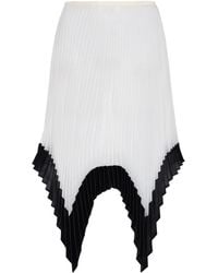S.S.Daley - Edith Pleated Silk Midi Skirt - Lyst