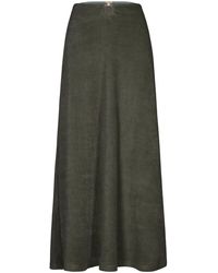 Johanna Ortiz - Keel Gathered Ring-Detailed Cotton Terry Midi Skirt - Lyst