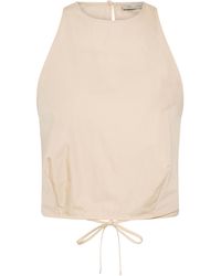St. Agni - Cocoon Paper-Taffeta Top - Lyst