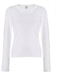 Flore Flore - Jill Long-Sleeved Cotton Top - Lyst