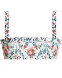 Agua Bendita - Olmo Printed Bikini Top - Lyst