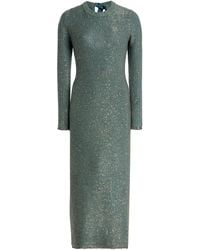 Altuzarra - Exclusive Open-back Sequined Wool-blend Knit Midi Dress - Lyst