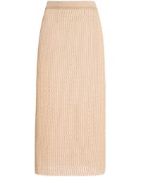 Maison Margiela - Knit Midi Skirt - Lyst