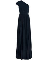Michael Kors - One-Shoulder Pleated Georgette Gown - Lyst