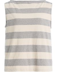 DONNI. - The Jersey Striped Cotton Tank Top - Lyst