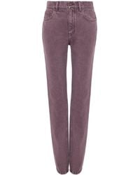 Chloé - Mid-Rise Straight-Leg Jeans - Lyst