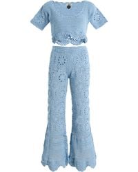 Akoia Swim - Exclusive Bunga Cotton Top And Pants Set - Lyst