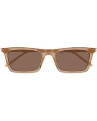 Saint Laurent - Betty Thin Square-Frame Acetate Sunglasses - Lyst