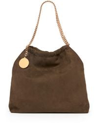 Stella McCartney - Falabella Medium Vegan Suede Bag - Lyst