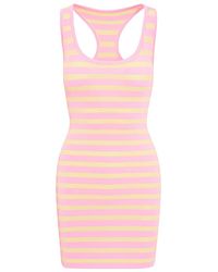 LoveShackFancy - Gayle Striped Mini Dress - Lyst