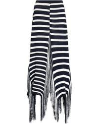 Proenza Schouler - Yves Fringed Cotton-blend Knit Maxi Skirt - Lyst