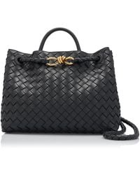 Bottega Veneta - Medium Andiamo Intrecciato Leather Tote Bag - Lyst
