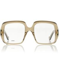 Loewe - Anagram Square-frame Acetate Sunglasses - Lyst