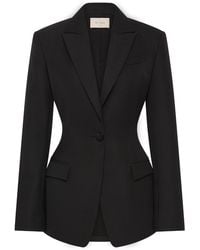 St. Agni - Contour Wool-blend Suiting Blazer - Lyst