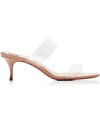 Christian Louboutin - Just Nothing 55mm Patent Pvc Sandals - Lyst