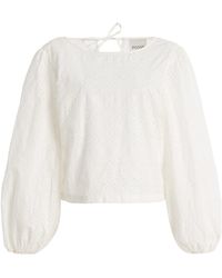Posse - Harriet Cotton Top - Lyst