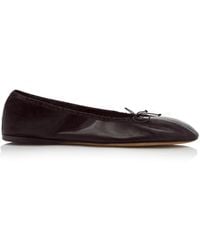 The Row - Awar Leather Ballet Flats - Lyst
