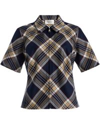 FRAME - X Amelia The Checkmate Top - Lyst