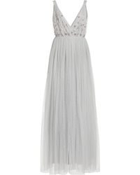 needle and thread neve embellished gown