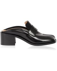 Maison Margiela - Tabi City Leather Loafer Mules - Lyst