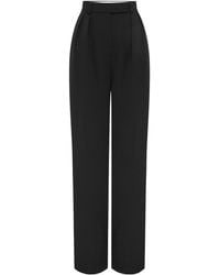 Alex Perry - Tailored Wool-Blend Straight-Leg Pants - Lyst