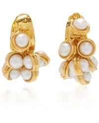 Sylvia Toledano - Mini Candies Pearl 22k Gold-plated Earrings - Lyst