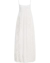 All That Remains - Jenine Cotton-Silk Dress - Lyst