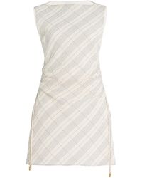Anna Quan - Kai Tartan-Checked Cotton-Blend Dress - Lyst